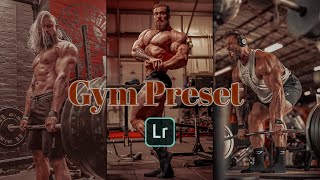 How To Edit Gym Photography  Lightroom Mobile Presets Dng Free Download  Gym Preset