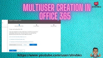 How to Create Bulk User Accounts in Microsoft office 365 (From CSV File)