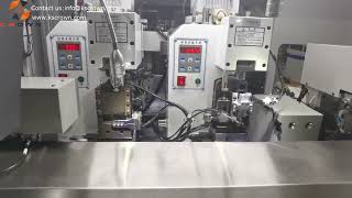 Fully automatic cable number tube printing inserting and two sides crimping machine - Suzhou Crown