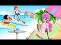 夏だ！海だ！ゆかりさんあきらさんと海で遊ぼう！シエルがお腹が減って・・・💛きせかえ　ごっこ　シール　あそび　えほん　キラキラプリキュアアラモード☆玩具 おもちゃ PRECURE A LA MODE