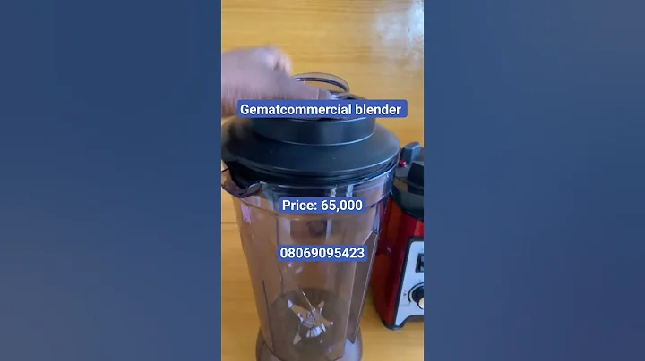 Gemat commercial blender   Price  : 65,000 ( brand new)                  4litres 3000 watts.....
