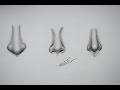 تعليم رسم الانف تعليم رسم للمبتدئين رسم الانف بأشكال مختلفة 