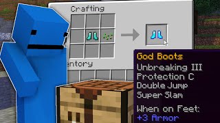 Minecraft Manhunt, But There's God Armour...