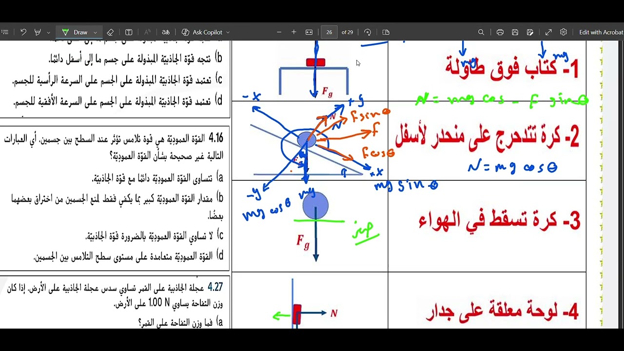 مراجعة هيكل الفيزياء للصف الحادي عشر متقدم الجزء السادس الالكتروني 11 متقدم