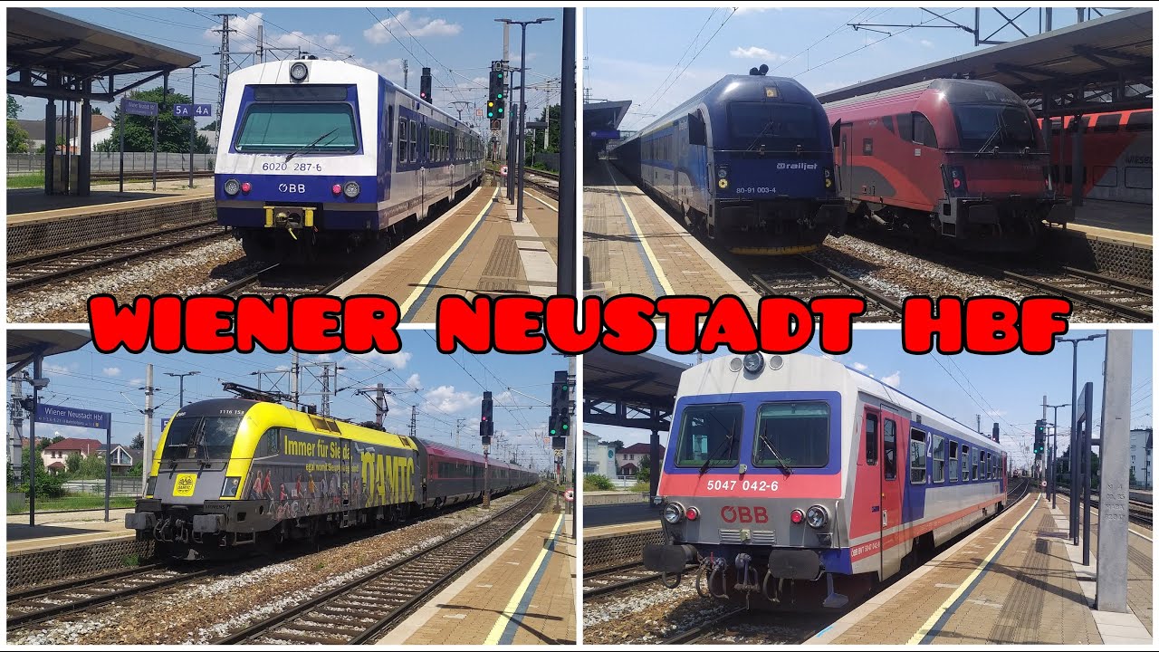 Vlaky Wiener Neustadt Hbf (A) • 7.7.2023