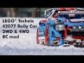 LEGO Technic 42077 Rally Car 2WD & 4WD RC mod