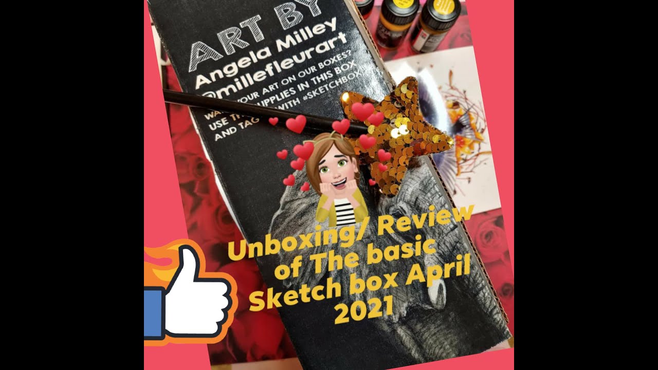SketchBox April 2021 UnBoxing Basic box