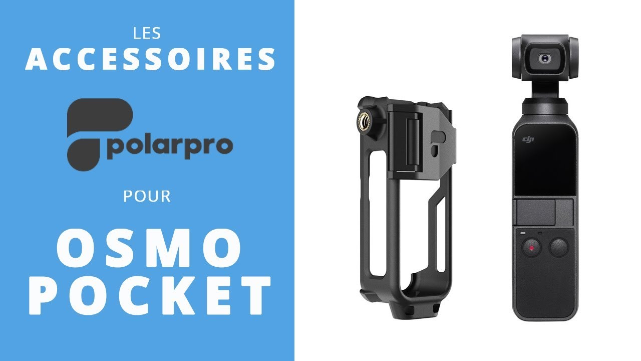 video POLARPRO Support action mount pour DJI OSMO POCKET