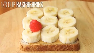 Banana Raspberry And Peanut Butter Sandwich