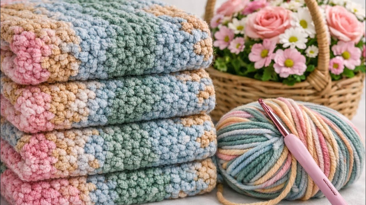 Все говорят об этой мягкой и простой технике вязания крючком! Теплые и стильные вязаные изделия.