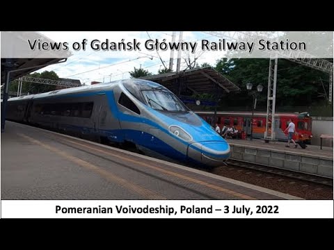 Views of Gdańsk Główny, Pomeranian Voivodeship, Poland - 3 July, 2022
