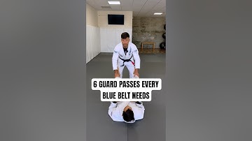 Six guard passes from the open guard #jiujitsu