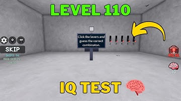 How To Solve Roblox IQ Test Level 110 | IQ Test 🧠 Guide