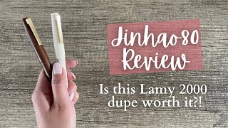 LAMY 2000 DUPE? // I know I'm a little behind but look at the Jinhao 80! // #fountainpenreview