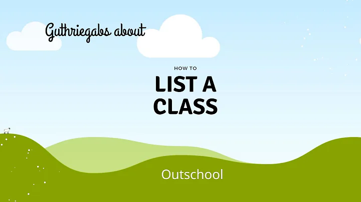 A Walkthrough to Create a Class Listing for Outschool