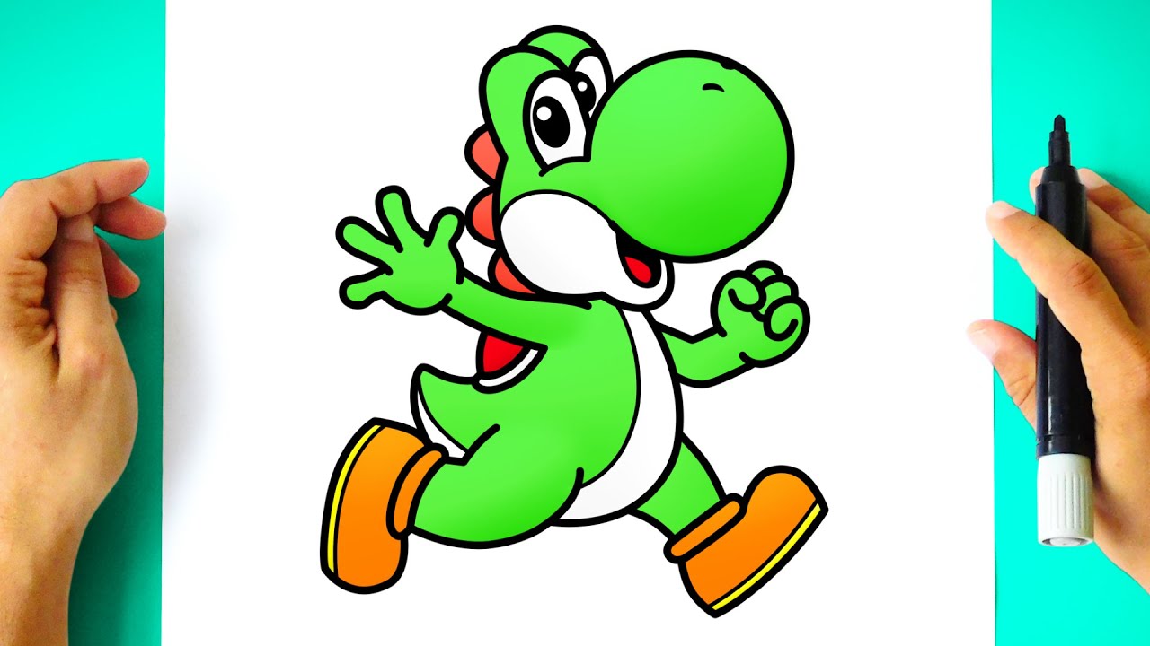 Super Mario – Bowser – Yoshi e Luigi – Imagens para Colorir