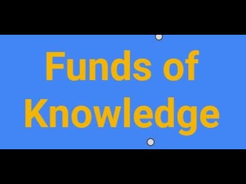 Funds of Knowledge - YouTube