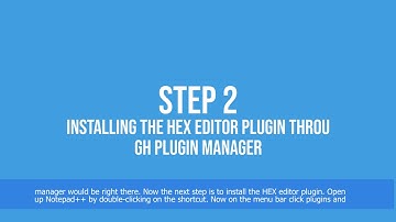 How to Install Hex Editor Plugin on NotePad++