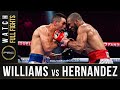 Williams vs Hernandez FULL FIGHT: October 9, 2021 | PBC on FS1