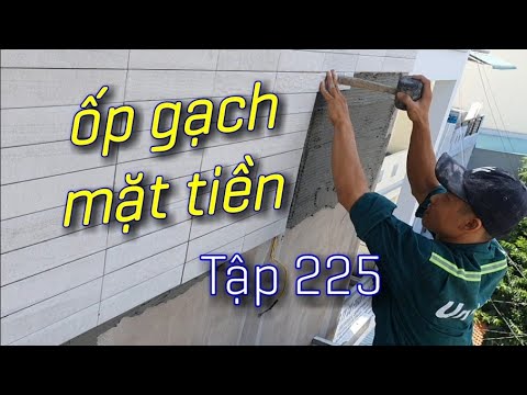 Ốp gạch mặt tiền nhà phố Facing tiled houses #225