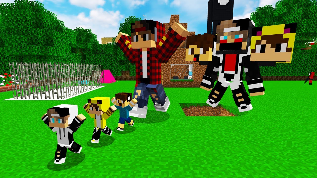 ماين كرافت لكن جيجي وعبوسي وكعبول صار عدهم ثلاث رؤوس 😨😱 #فلم_ماين_كرافت