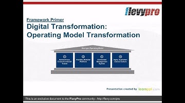 Digital Transformation: Operating Model Transformation