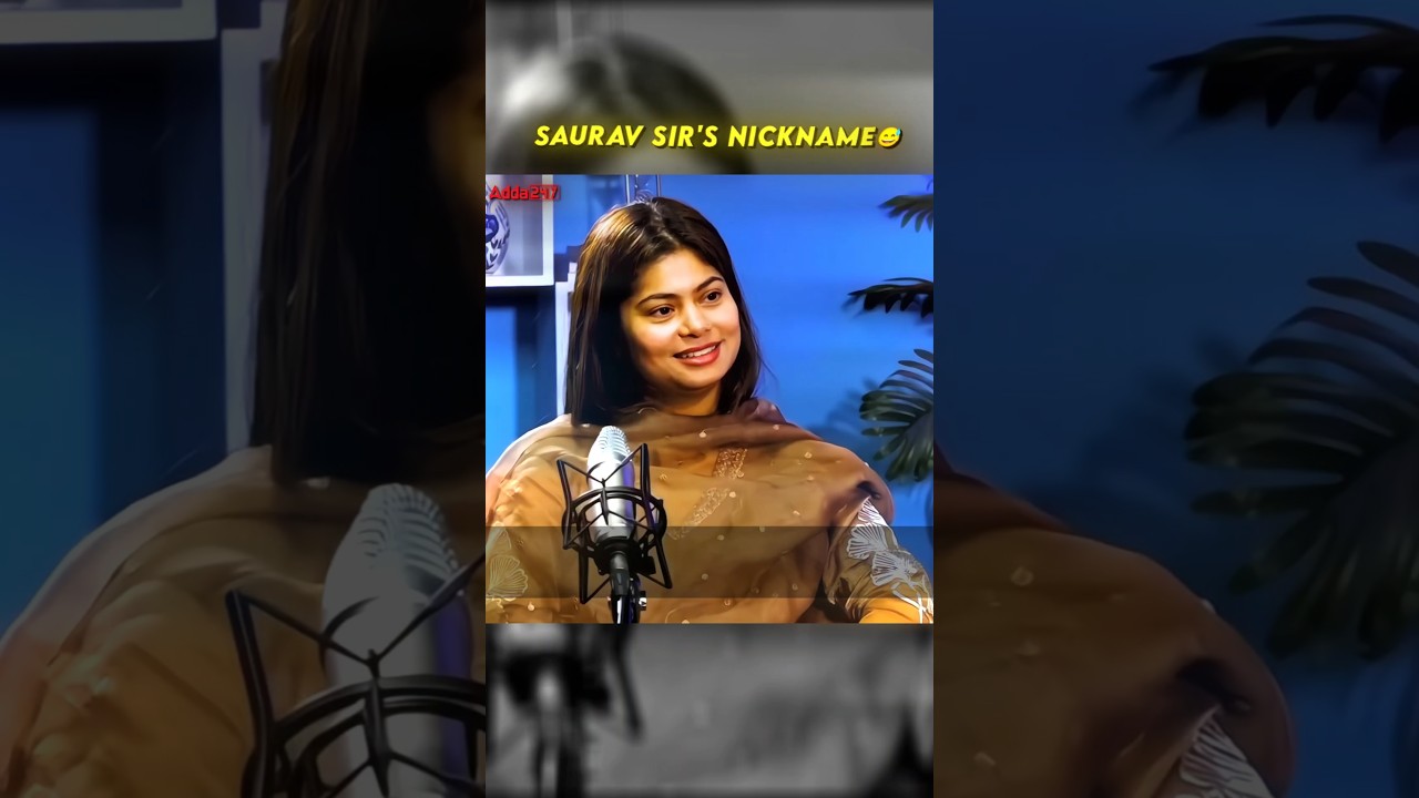 Saurav sir's nickname 😅 