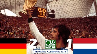 Alemania 2 X 1 Holanda Final Copa Del Mundo Mundial 1974