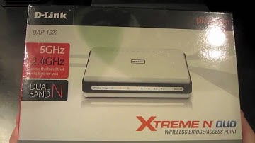 D-Link DAP 1522 Wireless N Bridge Unboxing & Set-Up