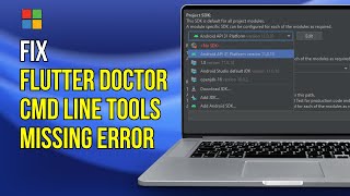How to Fix Flutter Doctor Android Toolchain cmdline-tools Component is Missing Error