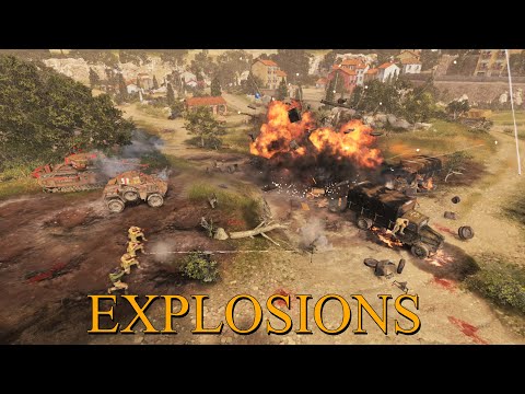 CoH3 top level automatch DAK vs. Brits things exploding and stuff.