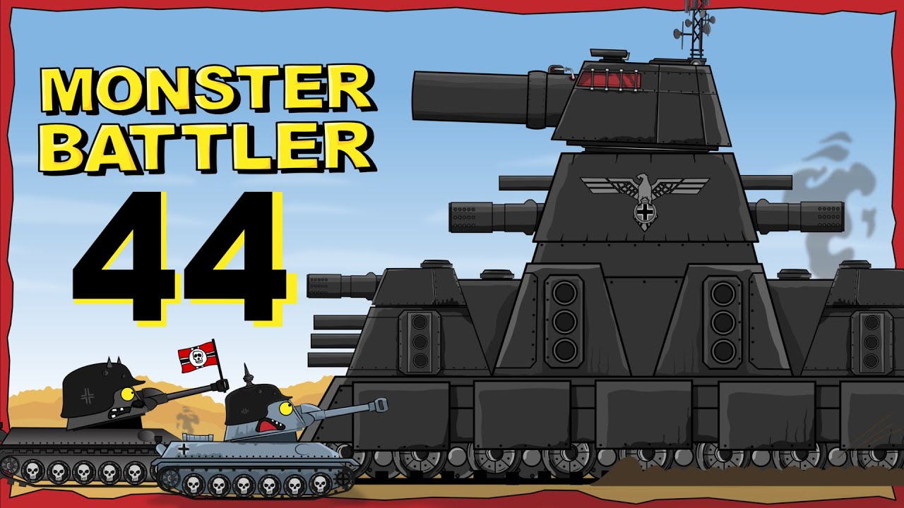  New  Monster BATTLER 44 Cartoons  about tanks  YouTube