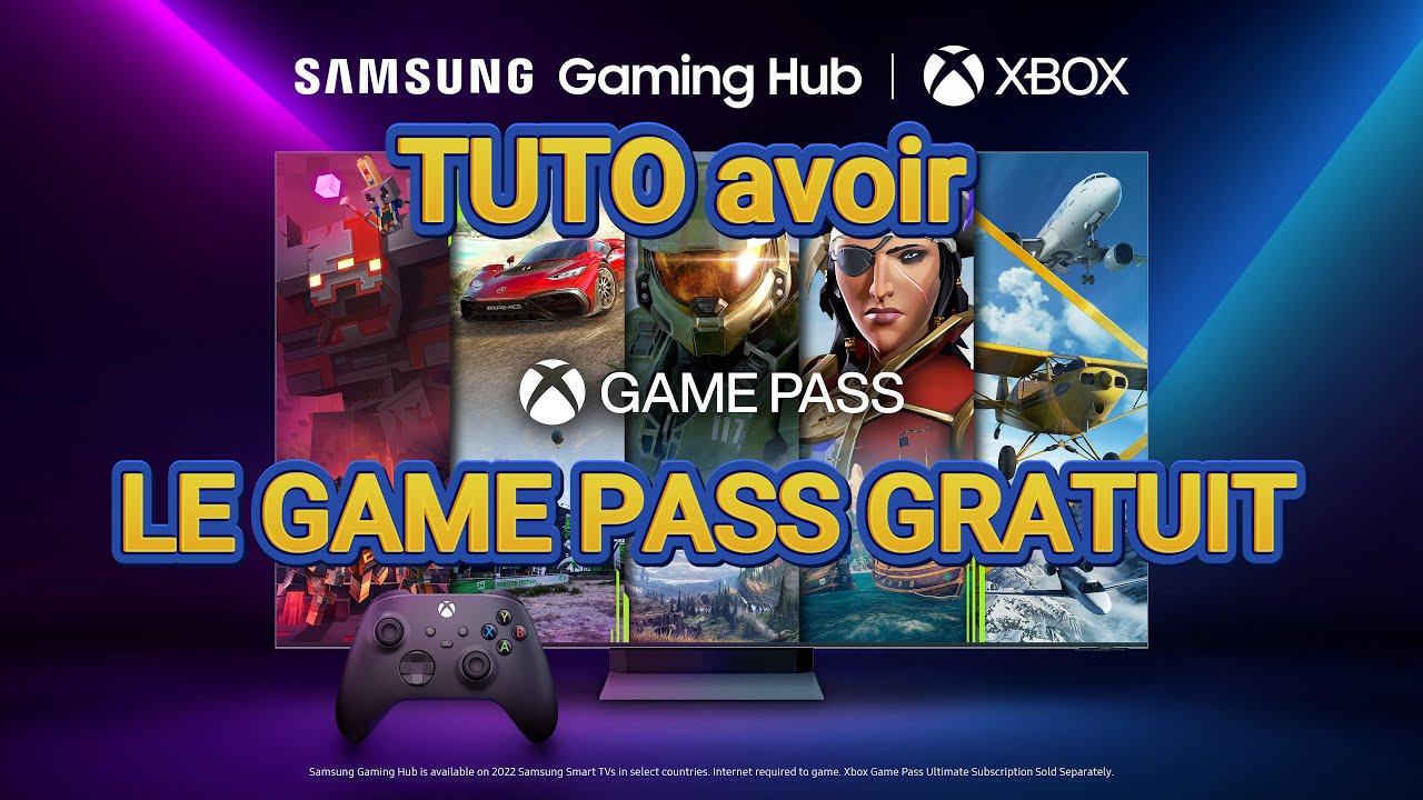 Comment avoir le Game Pass gratuitement sur votre téléviseur Samsung