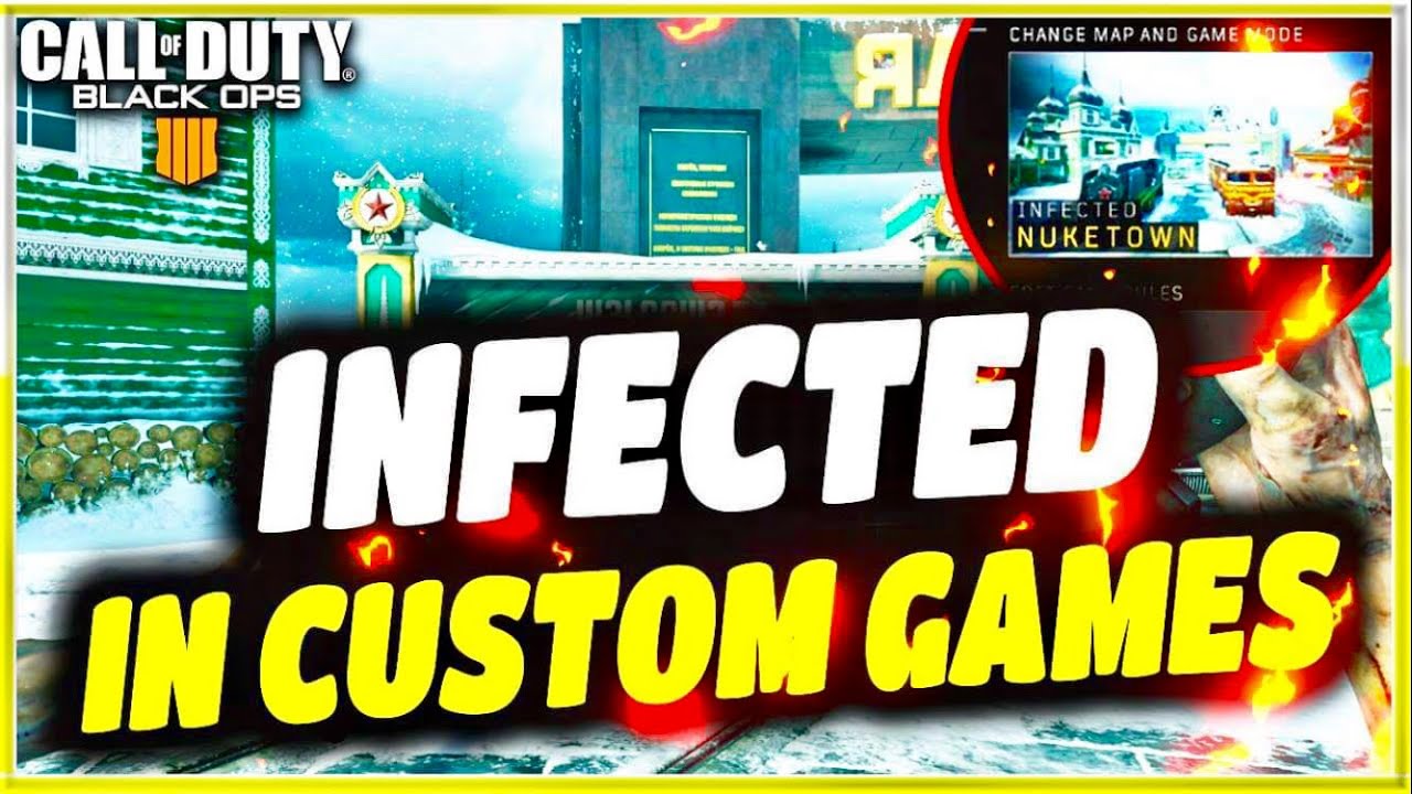 COD BO4 GLITCHES *NEW* HOW TO GET INFECTED IN CUSTOM GAMES FOR ALL