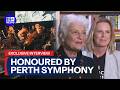 EXCLUSIVE INTERVIEW: National Treasure honoured by Perth Symphony | 9 News Australia