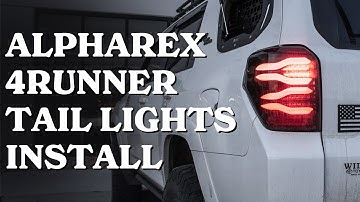 4Runner AlphaRex Tail Lights Install