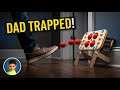 Dad Walked Right Into Our Tripwire! | CrunchLabs Kit #3 Build + Review