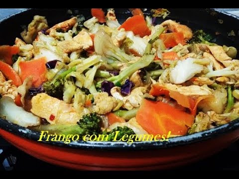 Vídeo: Como Fazer Salada De Legumes Com Frango