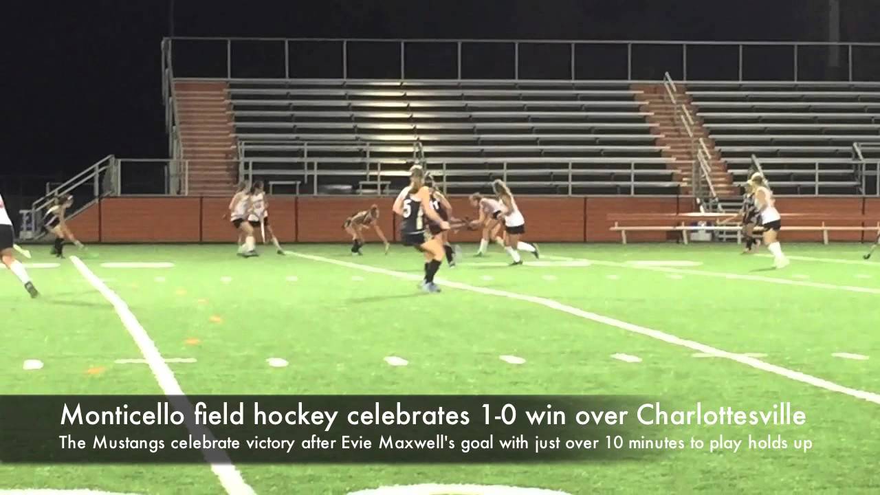 Monticello hockey celebrates win over Charlottesville YouTube