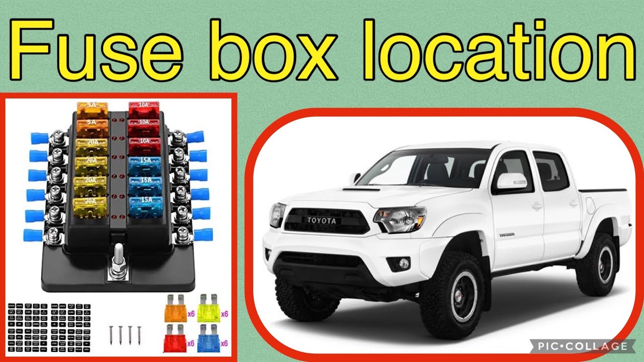 Fuse box location on a 2015 Toyota Tacoma - YouTube