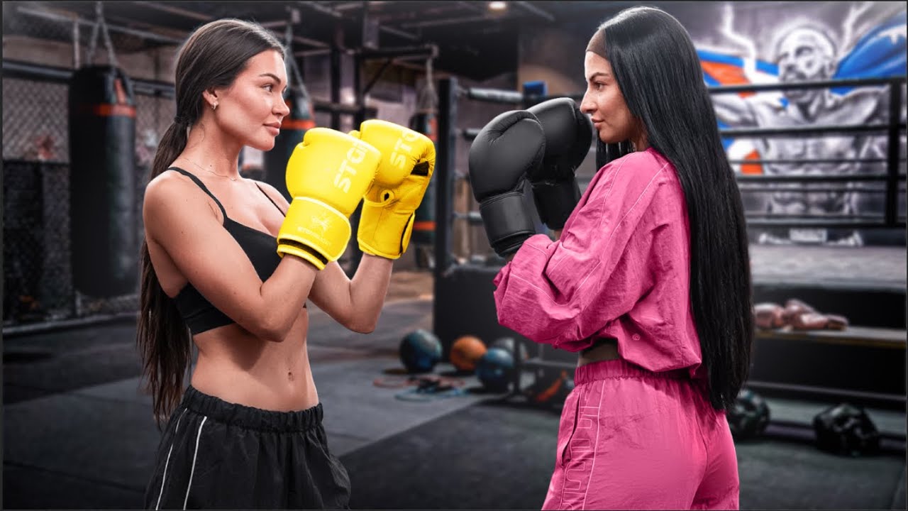 Мы брали уроки бокса!