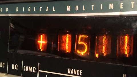 Fluke 8100B Nixie Digital Multi Meter