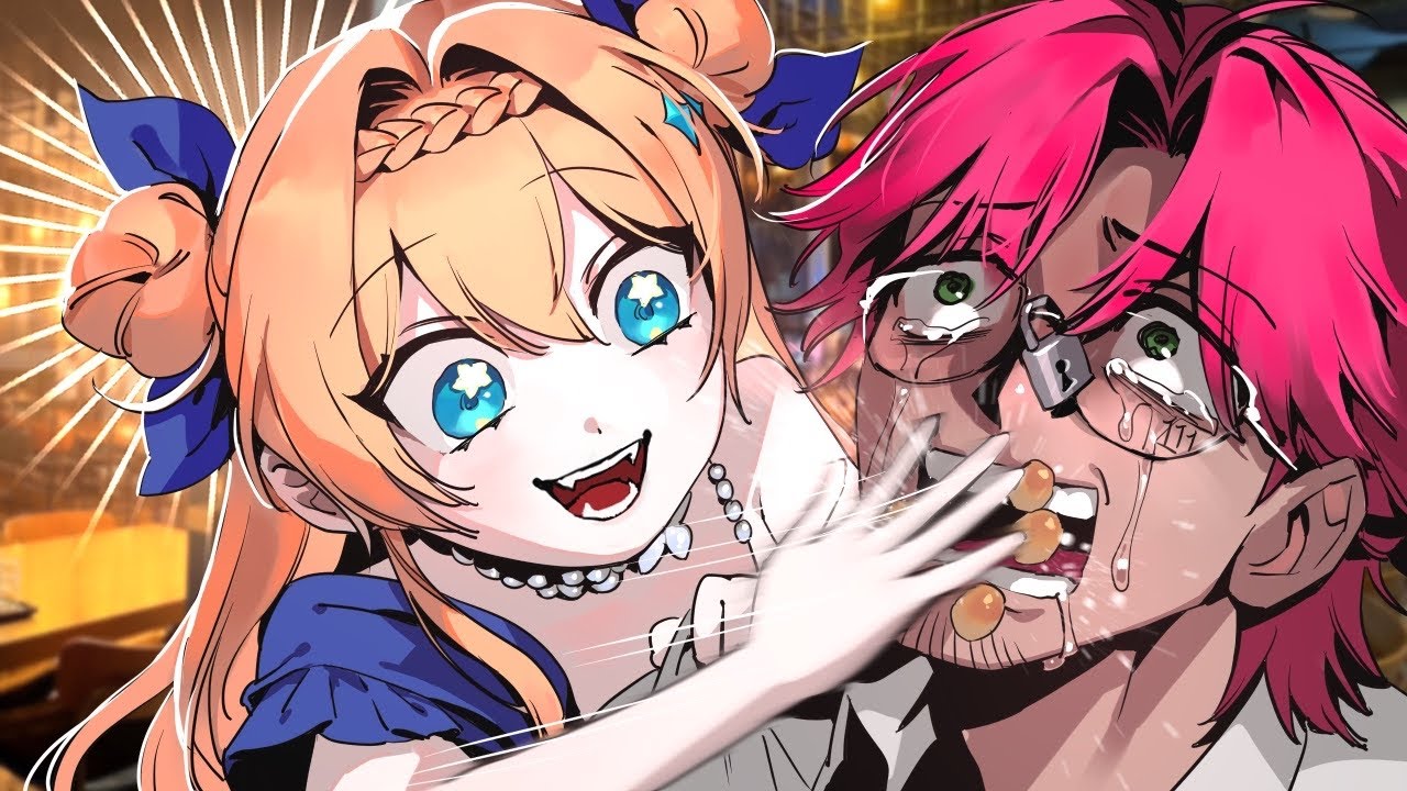 처음보는 버튜버한테 음식 먹여졌습니다...