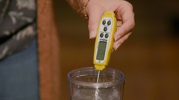 Calibrating the Hubert Brand Digital Thermometer Using a Glass of Crushed Ice Water
