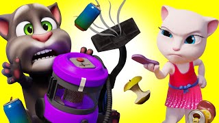 Talking Tom 🐱 Çöp Ustası ⭐ Çocuklar Filmler ✨ Super Toons Tv Animasyon