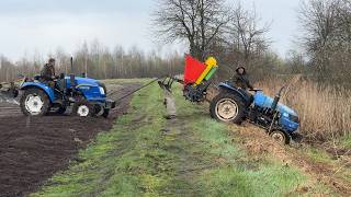 Potato Planting Went Wrong… 🚜 Tractor Stuck in the Mud | Real Village Life Ukraine