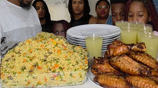 African Food for dinner for my family of 8 🍲 😋