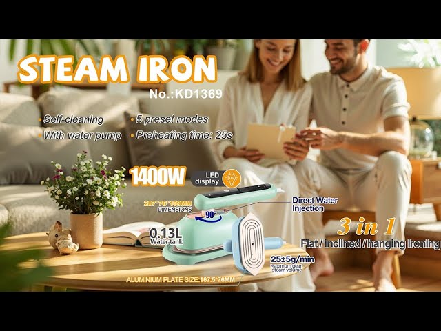 DSP Portable Professional Travelling Garment Steamer Ironbox