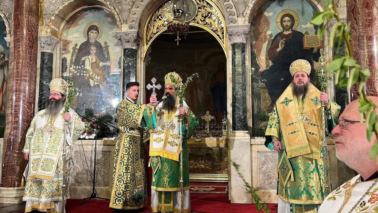 ВХОД ГОСПОДЕН В ЙЕРУСАЛИМ - НЕДЕЛЯ ВАИЯ ( Цветница) в ПКСХП ,,Св. Александър Невски