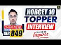 AIIMS NORCET Mains 10 Topper's Interview 🏆AIR 849🏆 | Suman Niyogi Success Story | Utkarsh Nursing